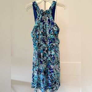 New York & Company Blue sleeveless Dress